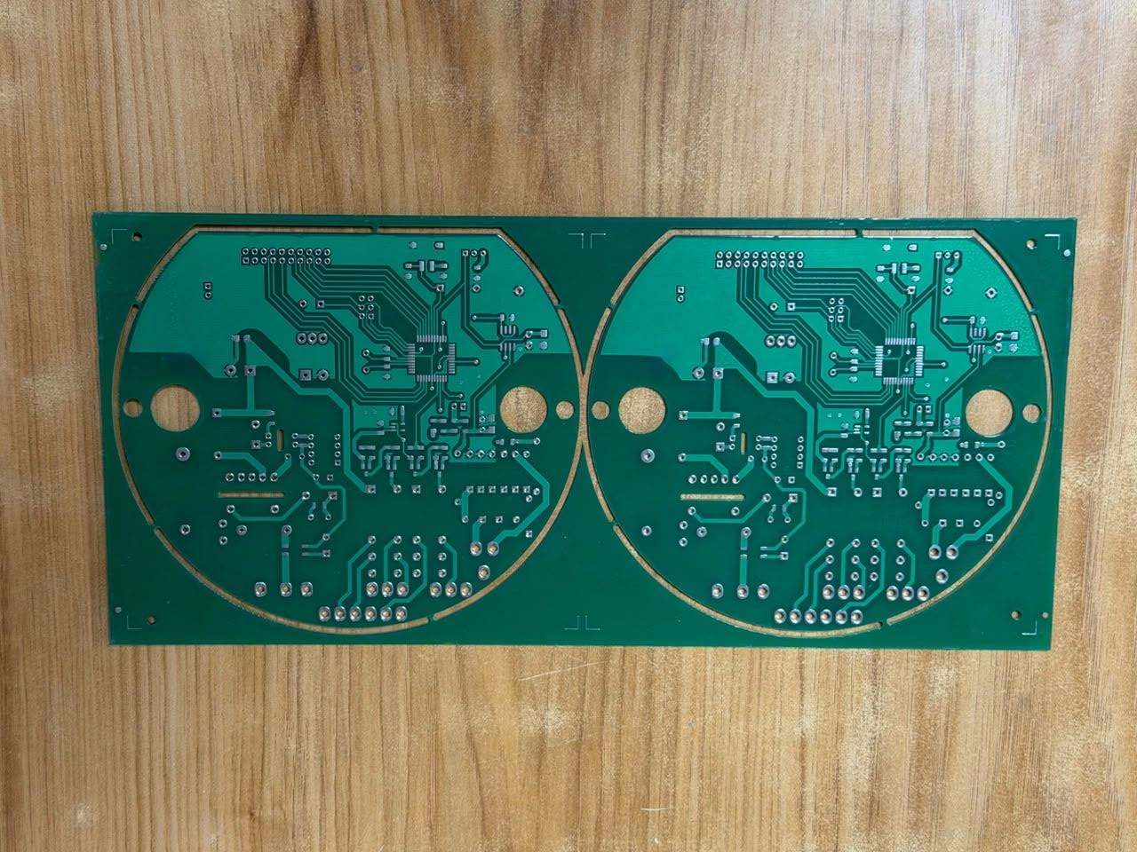 Double layer PCB component side